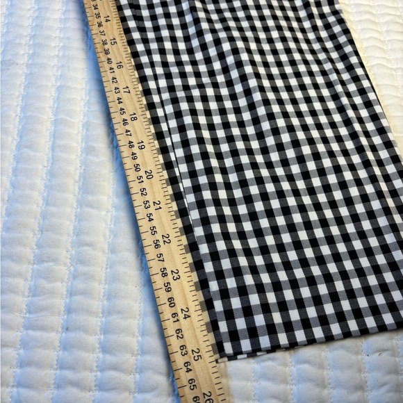Ann Taylor Factory Gingham Ankle Pants Size 6 Preppy Career Stretch Cottagecore - Picture 8 of 9